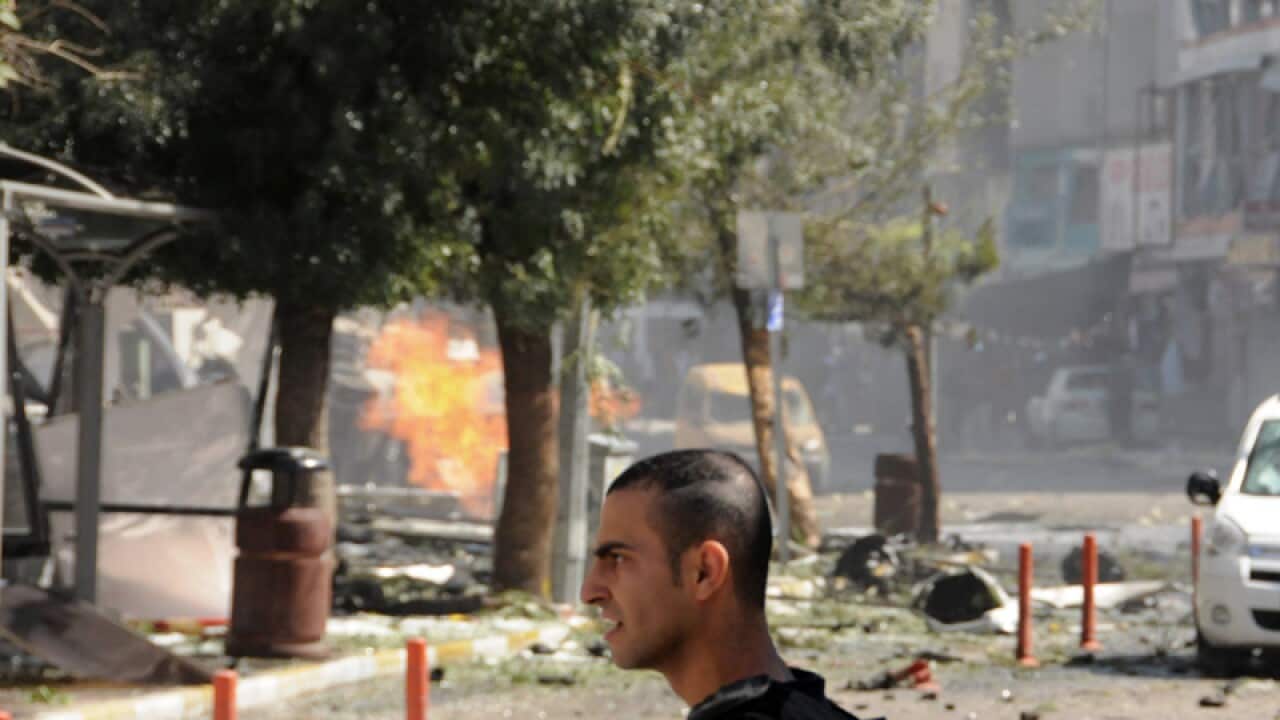 car bomb attack in the city center of Van, eastern Turkey