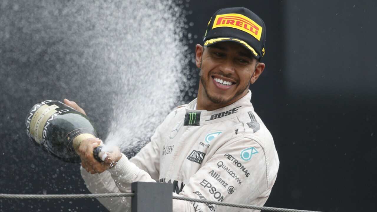 Mercedes driver Lewis Hamilton