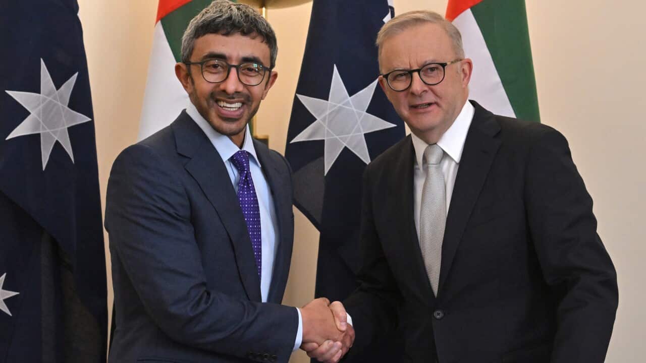 ANTHONY ALBANESE UAE MEETING