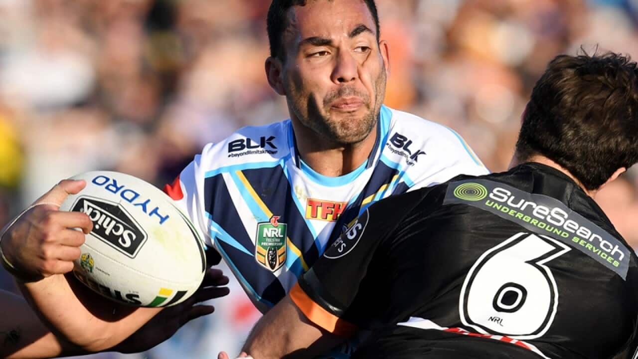 Ryan James for the Titans
