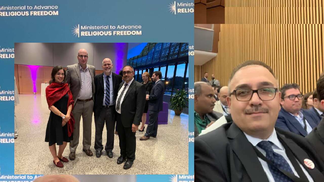 Mr. Ashur Eskrya President of the Assyrian Aid Society (Iraq), participated in the Ministerial to advance Religious Freedom