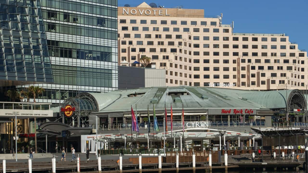 February 2020 - The Harbourside complex - a popular shopping district with restaurants and hotels at Darling Harbour. Sydney, New South Wales, AUSTRALIA. (Photo by Sergi Reboredo/Sipa USA)