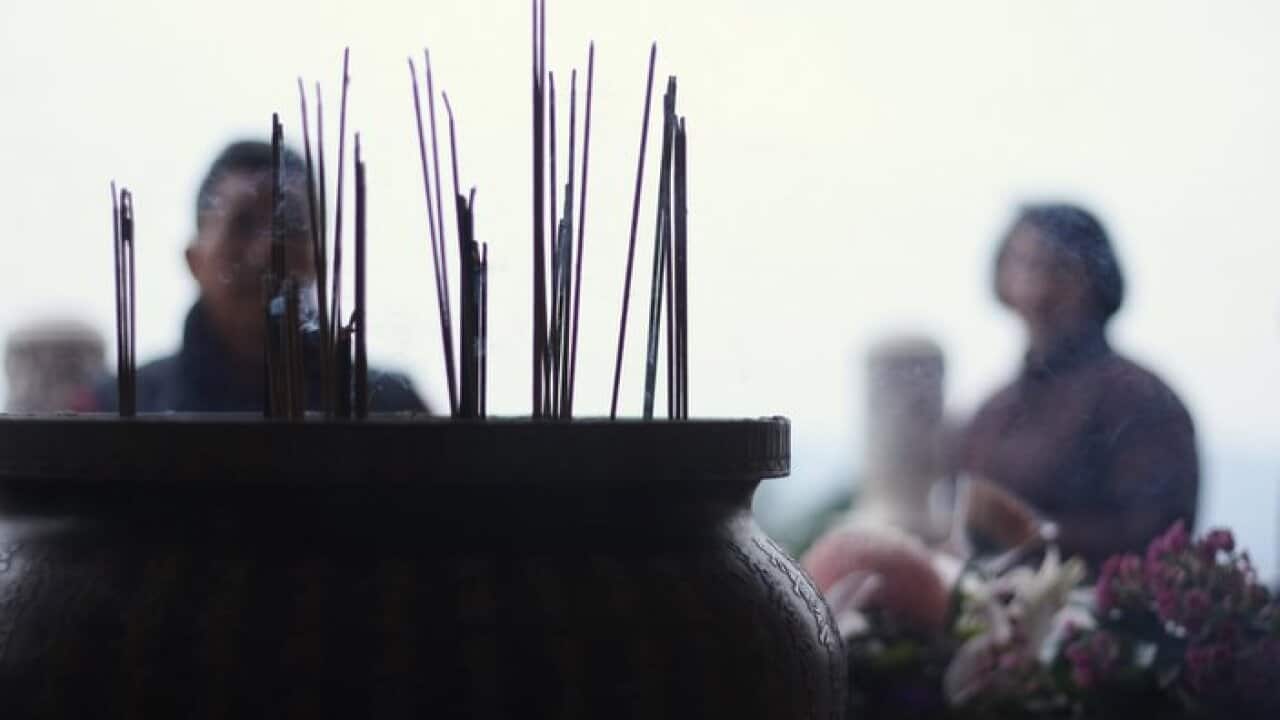 burning incense sticks is one of the ways to pay homage to our deceased ancestors