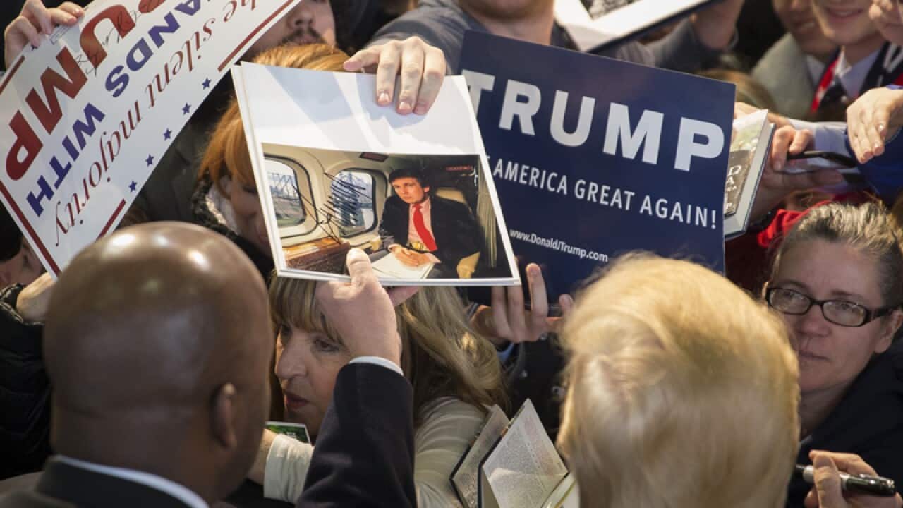 Republican presidential candidate Donald Trump