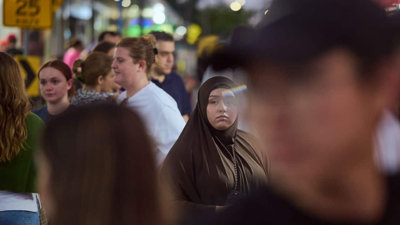 Members of the community visit Haldon Street during Ramadan at Lakemba in Sydney, New South Wales (AAP Image-Flavio Brancaleone).jpg