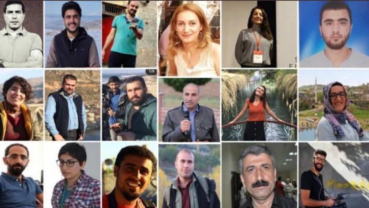 Arrested journalists in Turkey