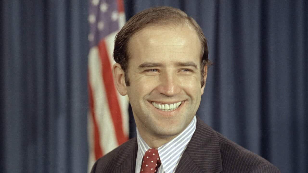 Newly-elected Democratic Senator Joe Biden in 1972.