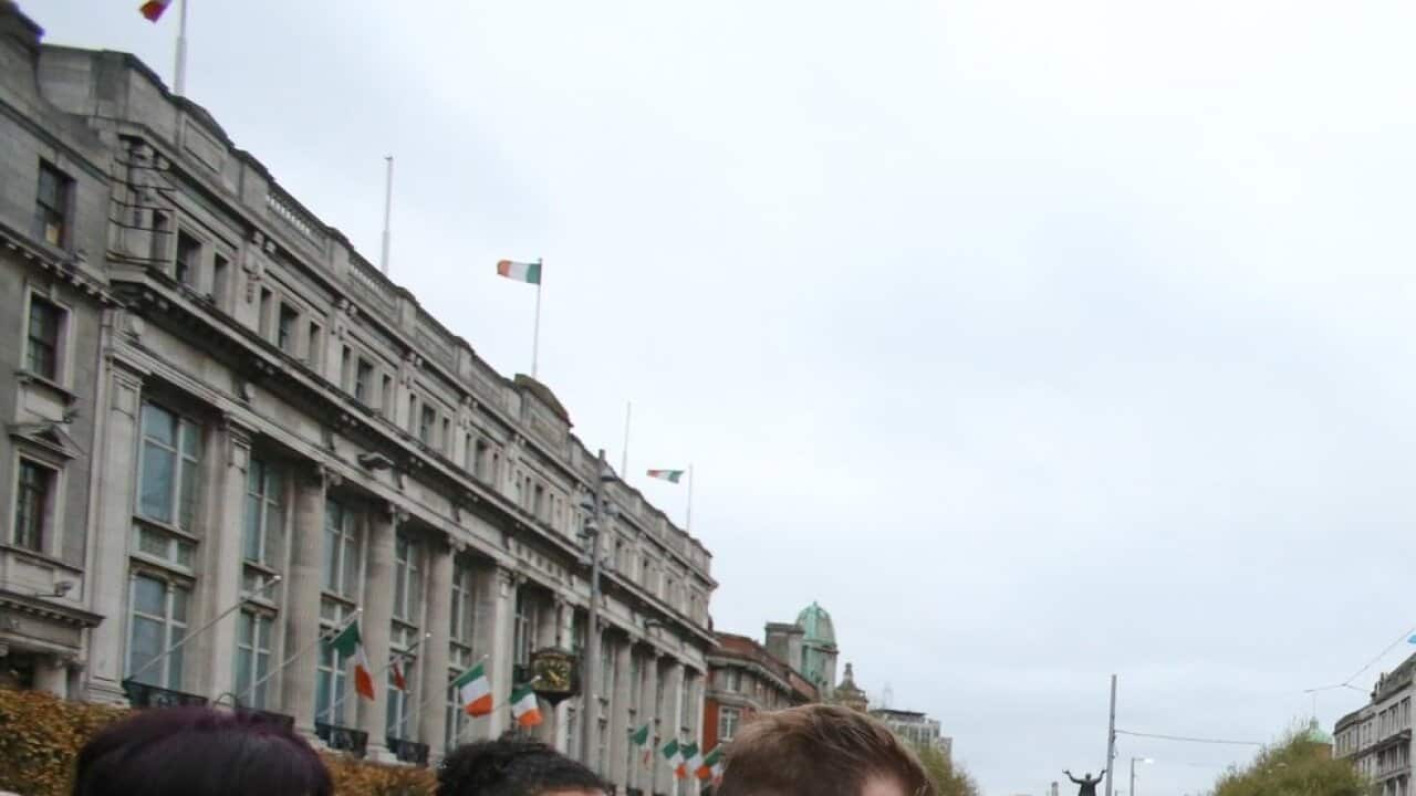 A vigil in Dublin in October commemorating the fifth anniversary of the death of Savita Halappanavar.