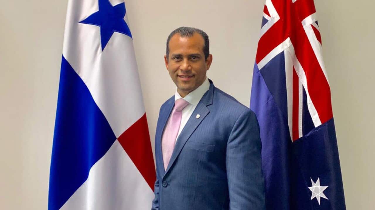 El primer embajador de Panamá en Australia, el Sr Marcelino Avilés.