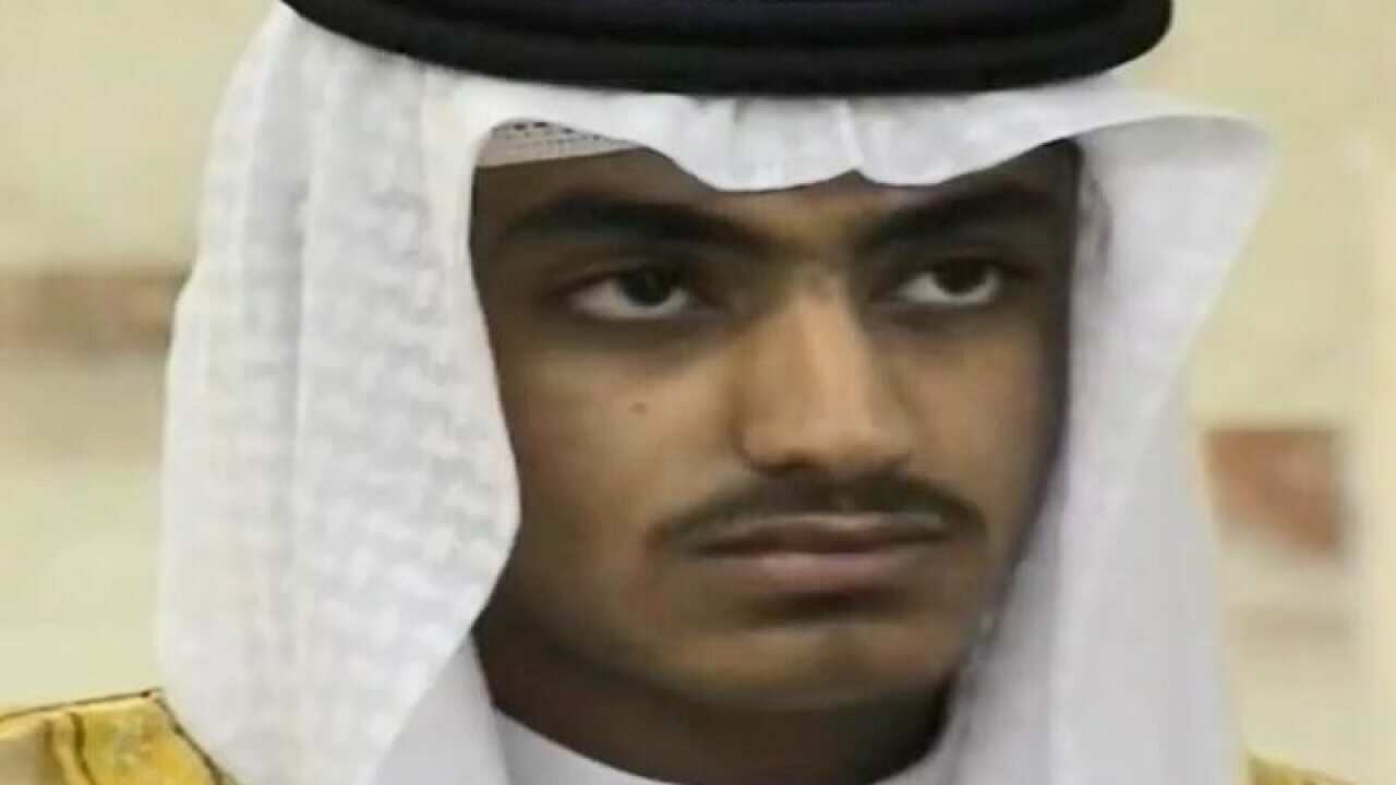 A file image of Hamza bin Laden