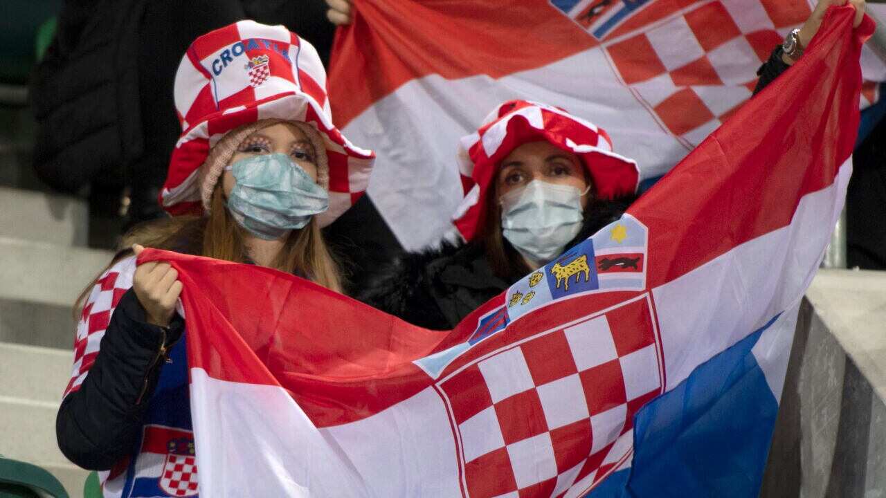 Croatia Football supporters corona