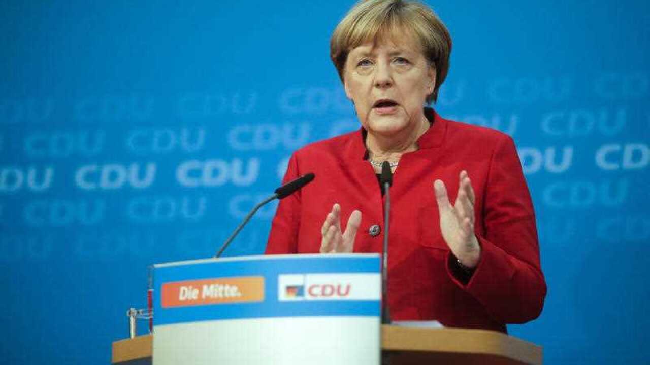 German chancellor Angela Merkel