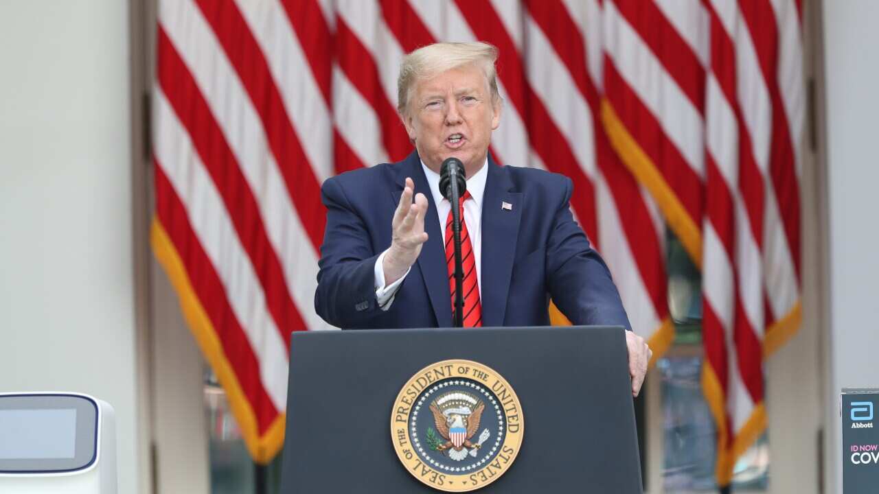 US President Donald Trump has unloaded on former president Barack Obama.