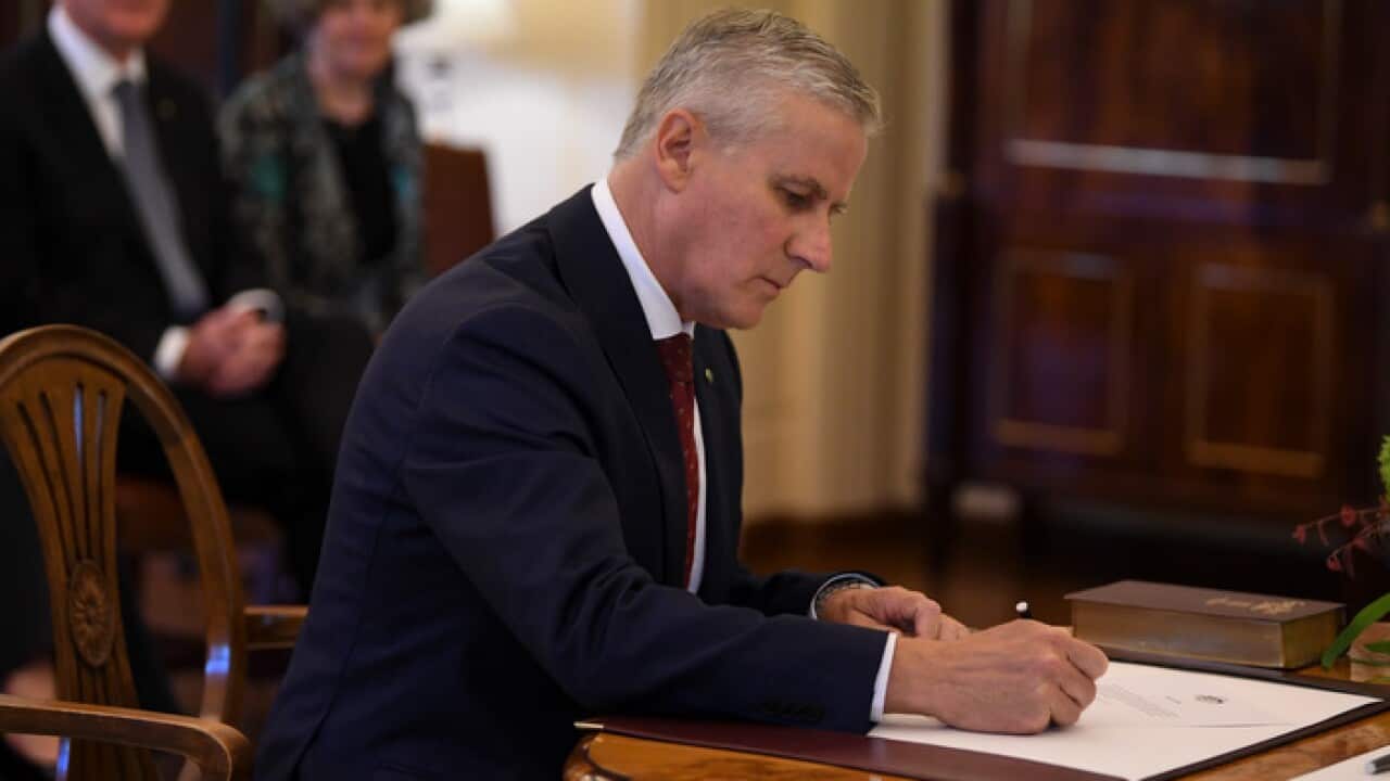 Newly-elected Nationals party leader Michael McCormack