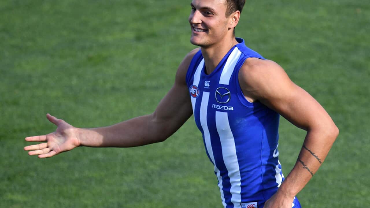 Braydon Preuss of the Kangaroos