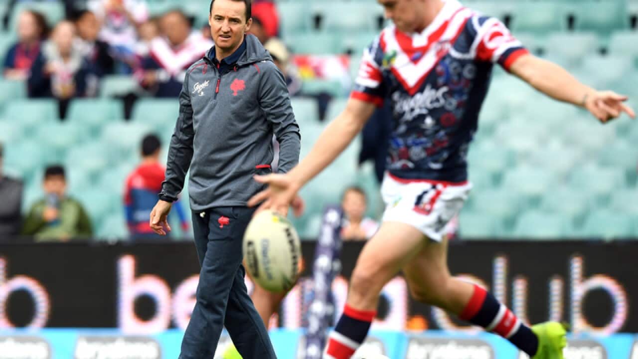 Roosters assistant coach Jason Taylor