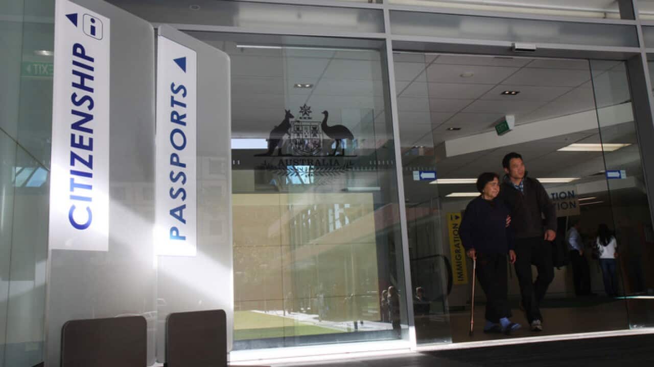 The Australian Government Department of Immigration and Citizenship in Sydney on Monday, May 28, 2012. (AAP Image/April Fonti) NO ARCHIVING