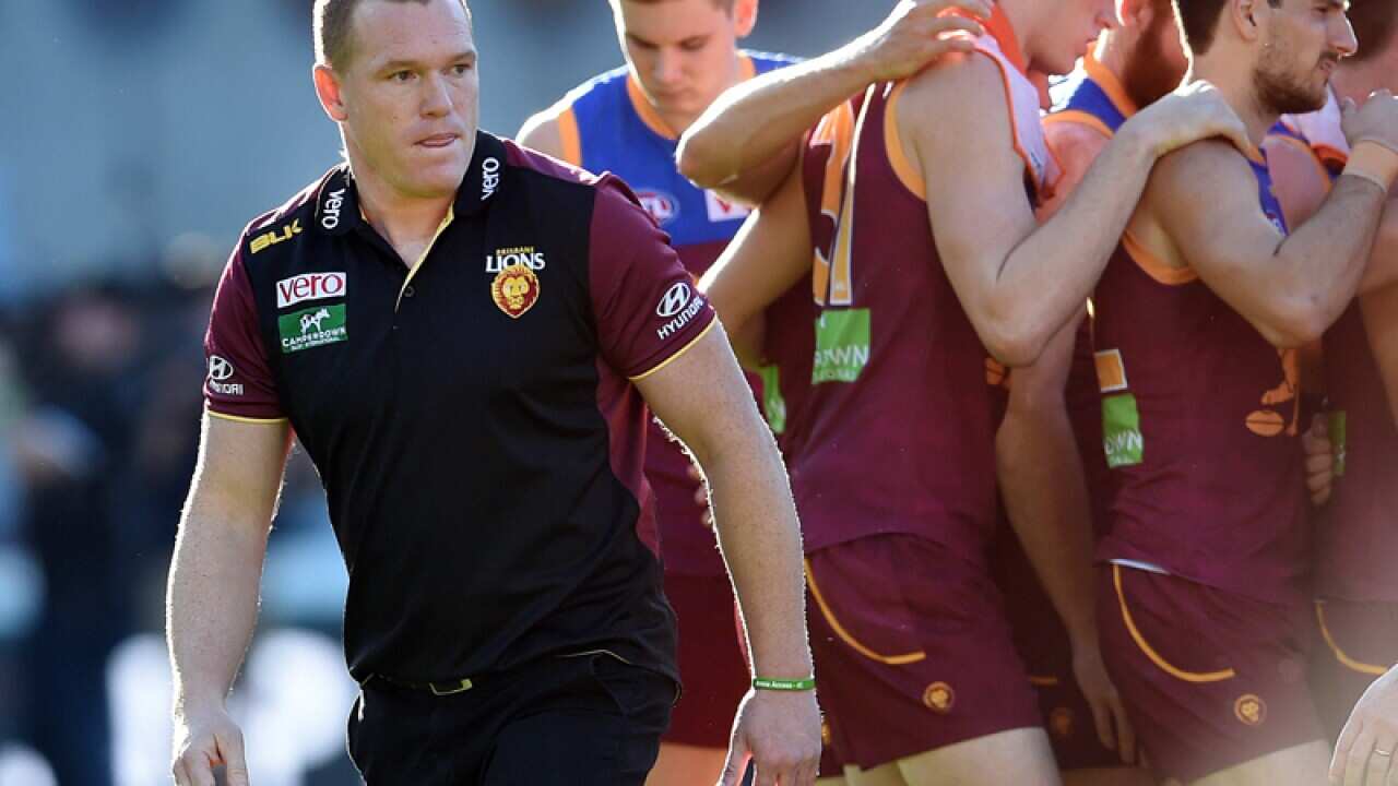 Brisbane Lions coach Justin Leppitsch