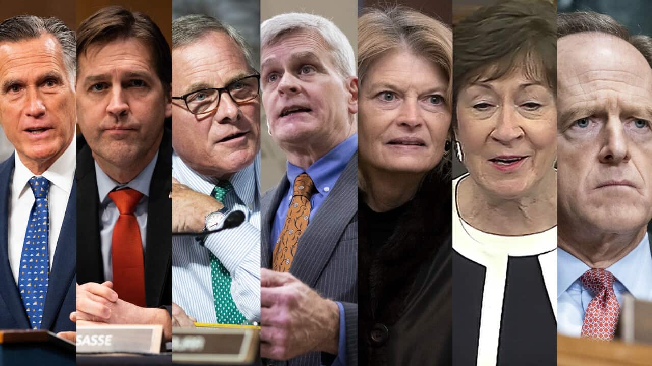 These are the seven Republican Senators who voted to convict former US president Donald Trump.