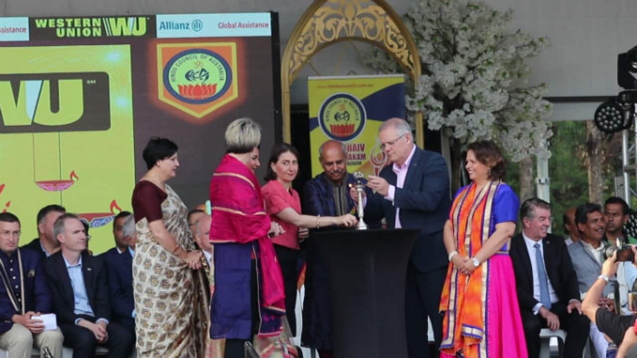 Prime minister in Diwali Mela Parramatta