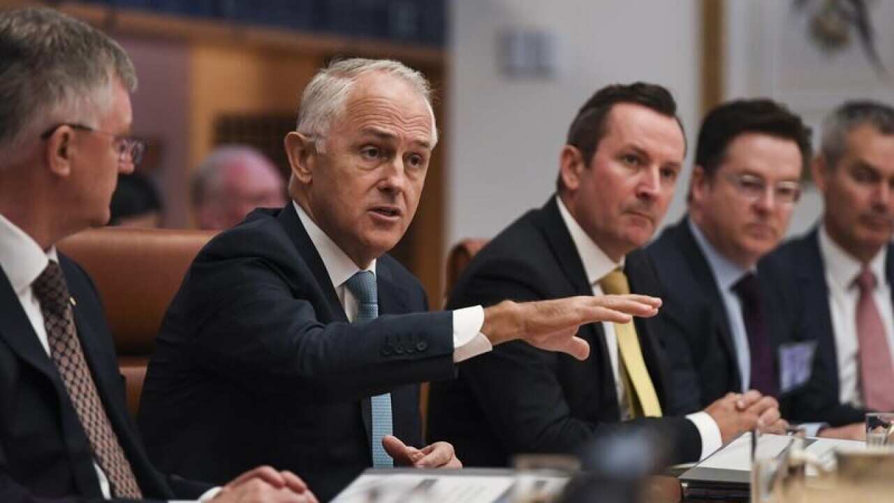 Malcolm Turnbull speaks during the Council of Australian Governments (COAG) meeting in Canberra.