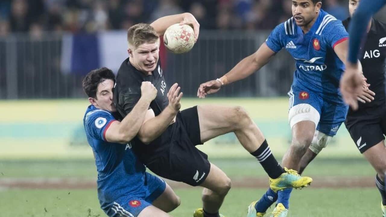 New Zealand's Jack Goodhue.