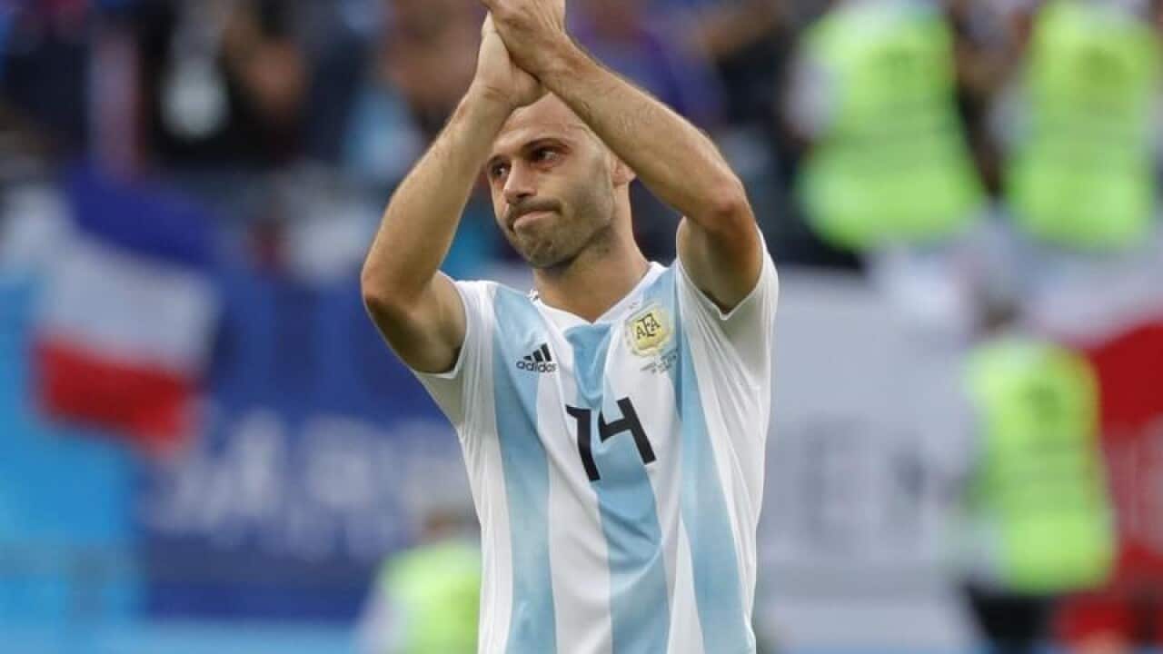 Argentina defensive midfielder Javier Mascherano