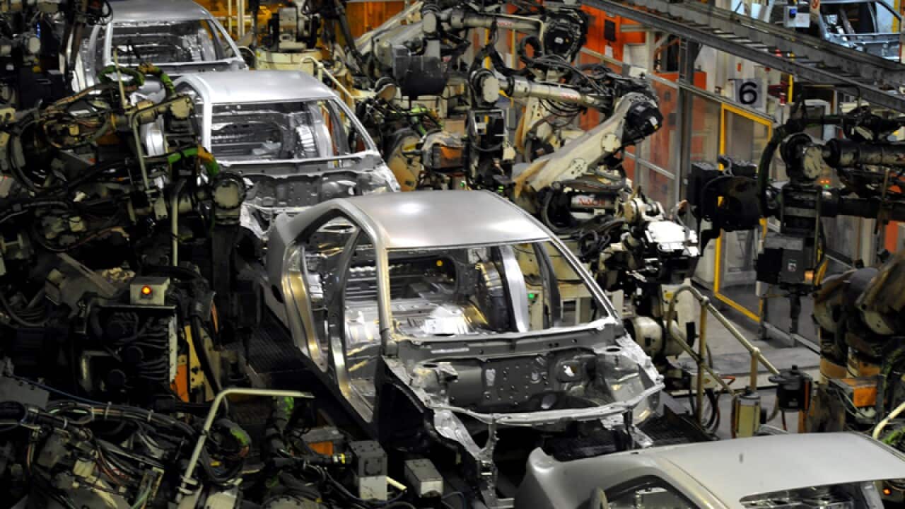 A general view of a car manufacturing plant