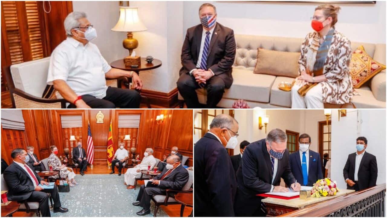 Mike Pompe Gothabhaya Rajapaksa