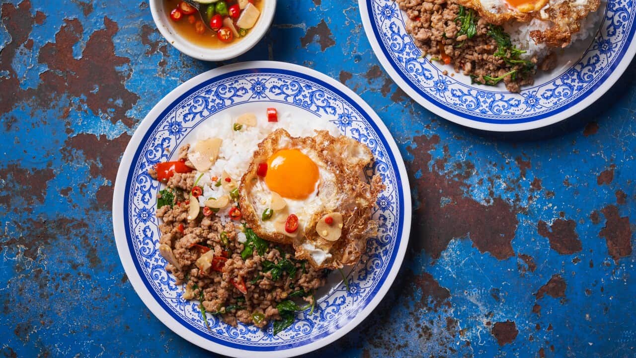 Thai beef and basil stir-fry (Pad gaprow)