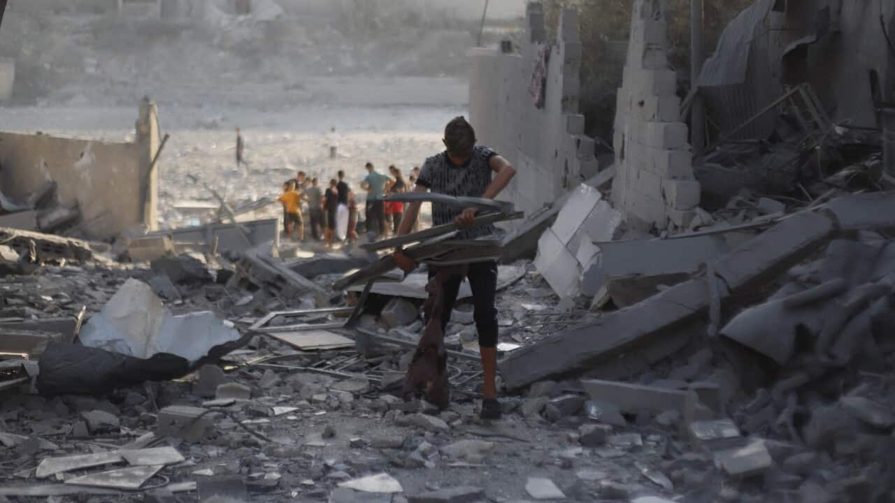 Israel Strikes Khaled bin Al-Walid Mosque - Khan Yunis