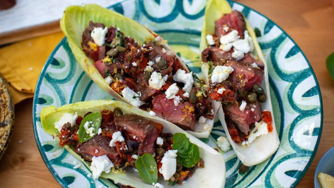 Nico's steak endive wraps
