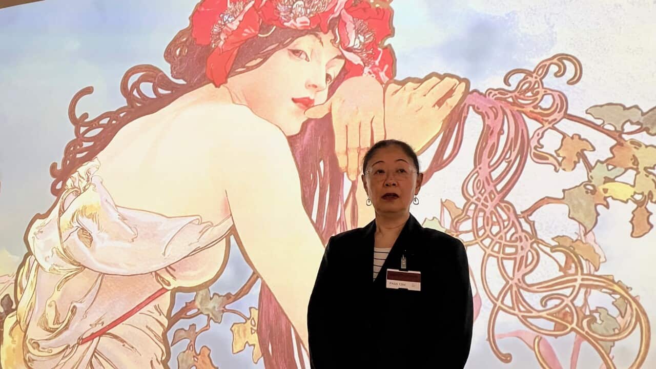Tomoko Sato, the Mucha Foundation's curator