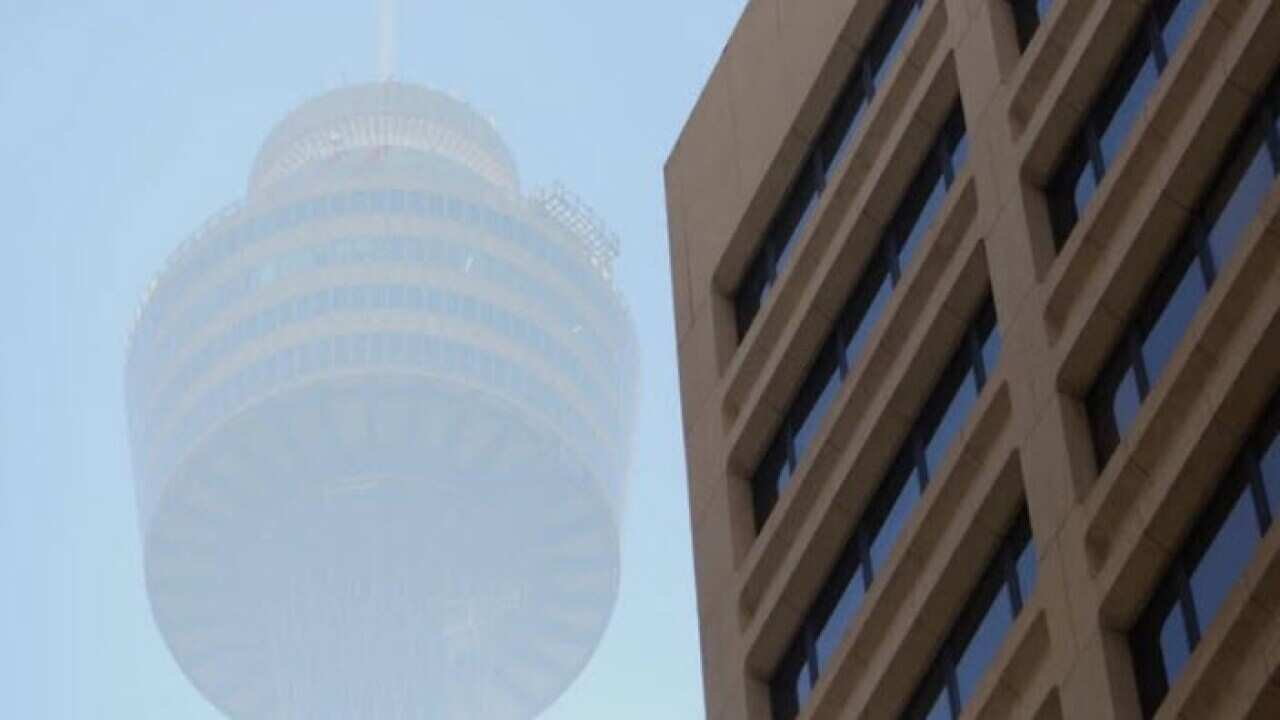 نمایی از آلودگی امروز هوا در شهر سیدنی