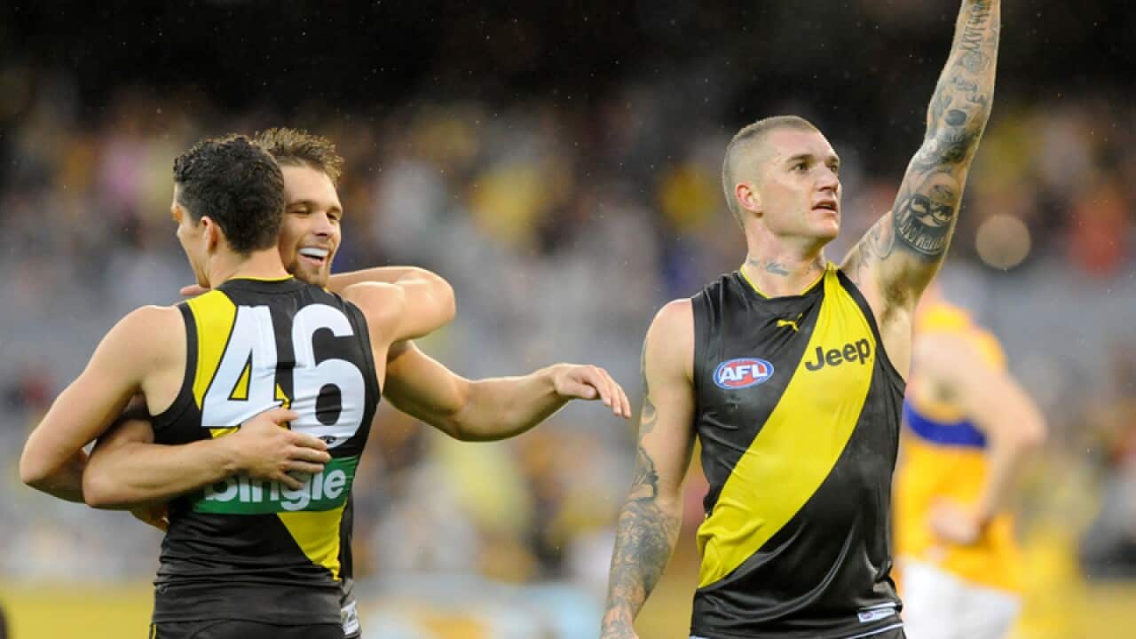 Dustin Martin of the Tigers