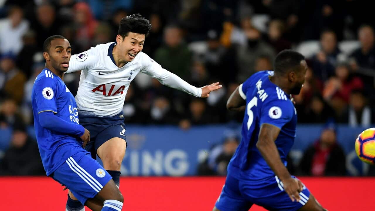 Son Heung-min nets a goal.