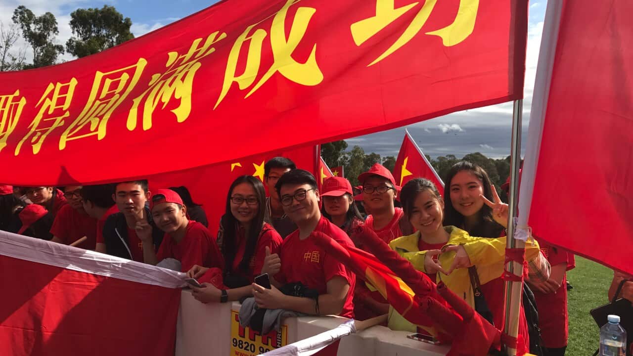 Chinese students welcome Premier Li's visit