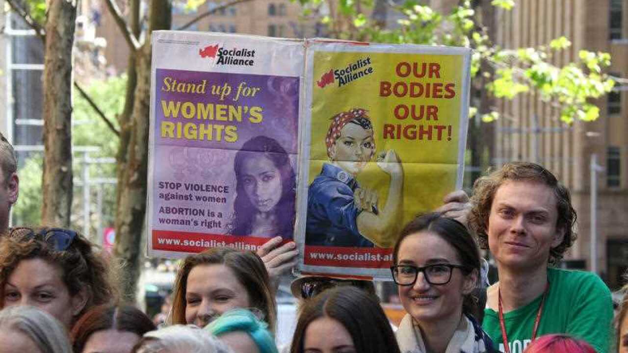 Pro-choice rally in Sydney