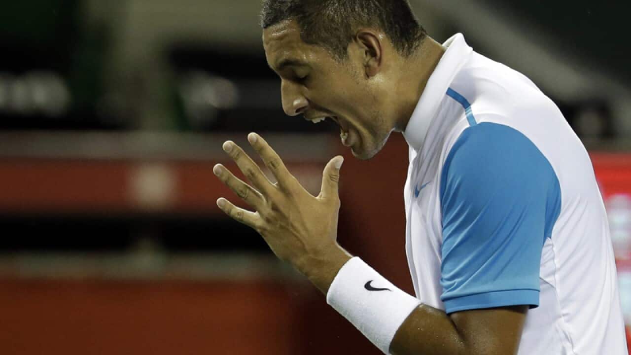 Australian tennis player Nick Kyrgios