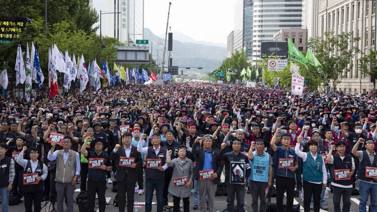 SOUTH KOREA PROTEST