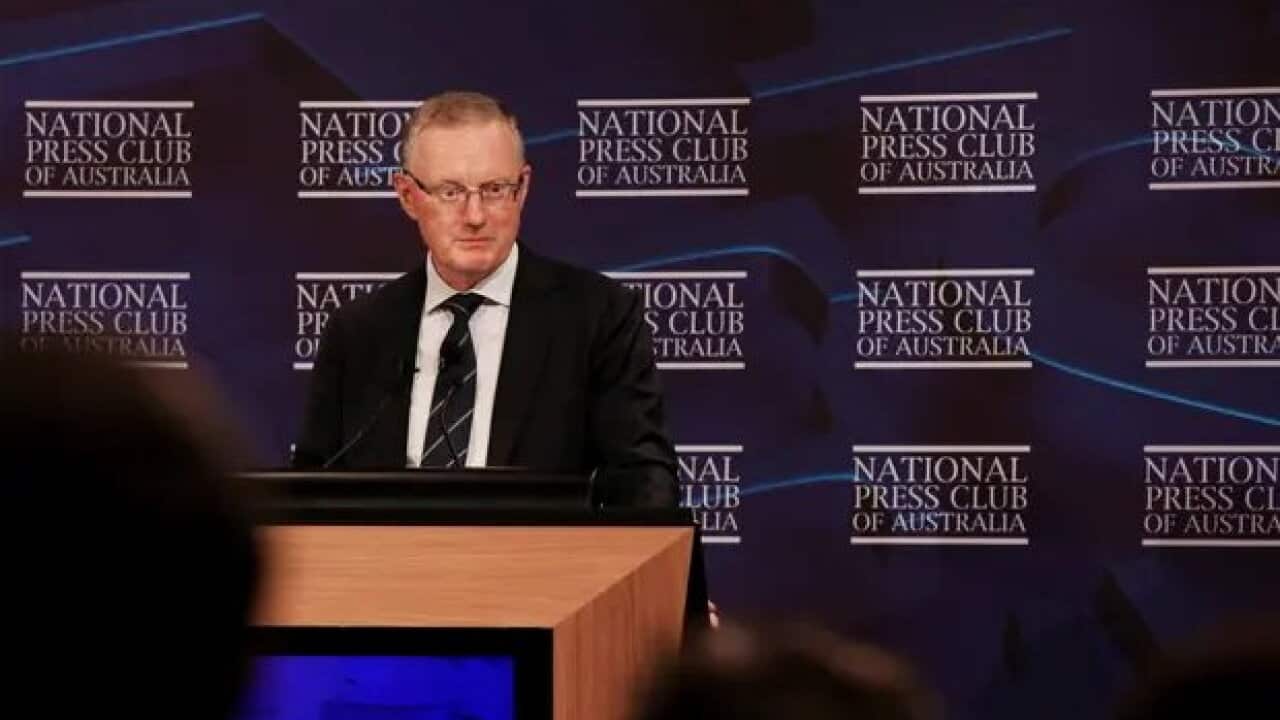 Reserve Bank governor, Philip Lowe addressing the National Press Club. .