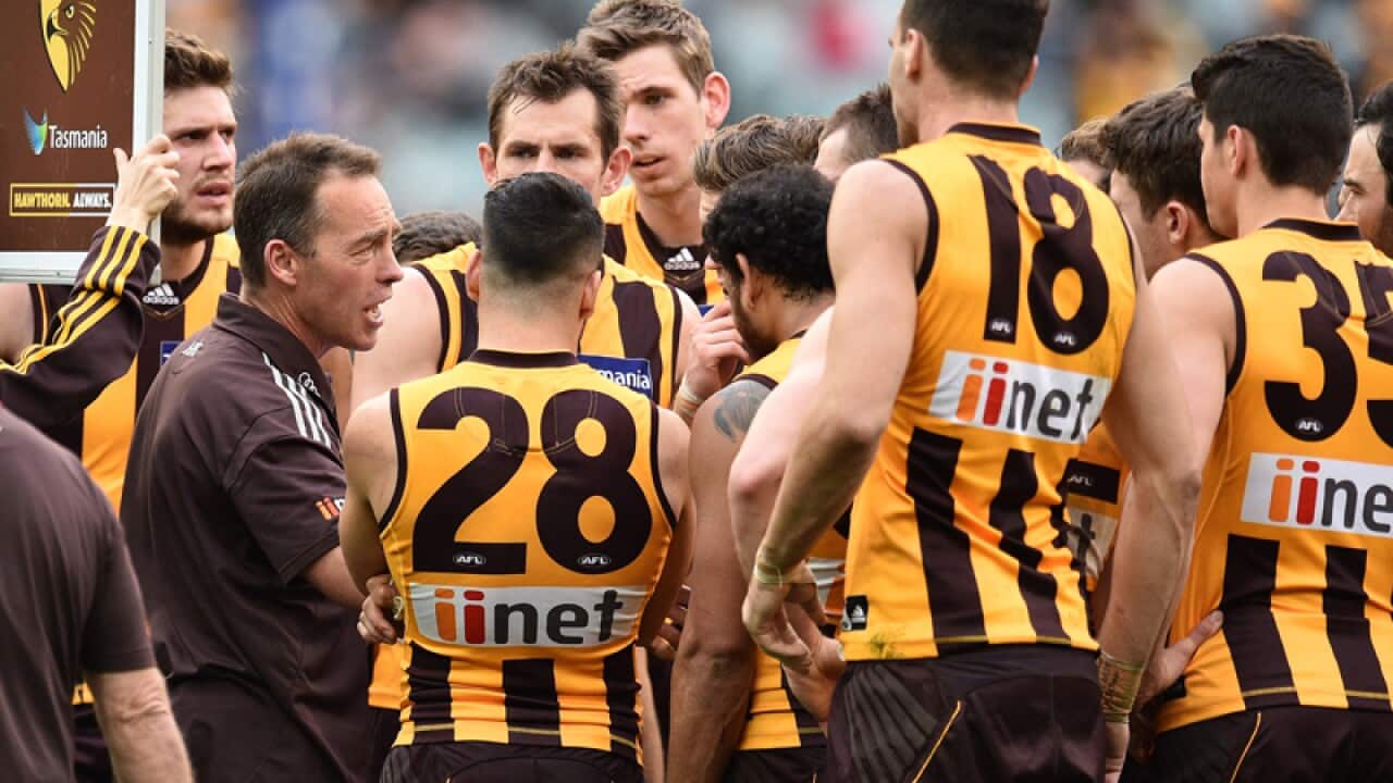 Coach of the Hawks Alastair Clarkson
