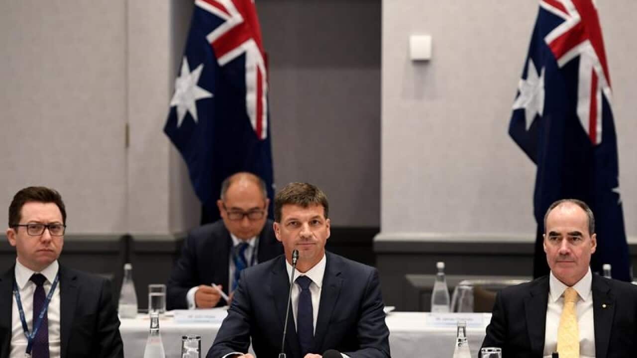 Federal Energy Minister Angus Taylor