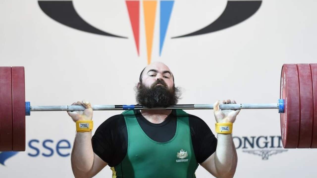 Australian weightlifter Damon Kelly