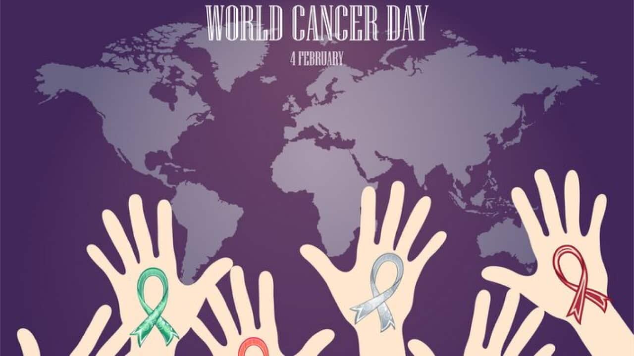 world cancer day illustration elements vector color line art