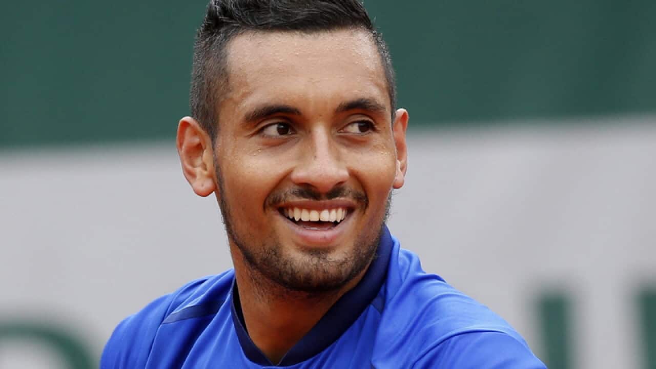 Australian tennis player Nick Kyrgios