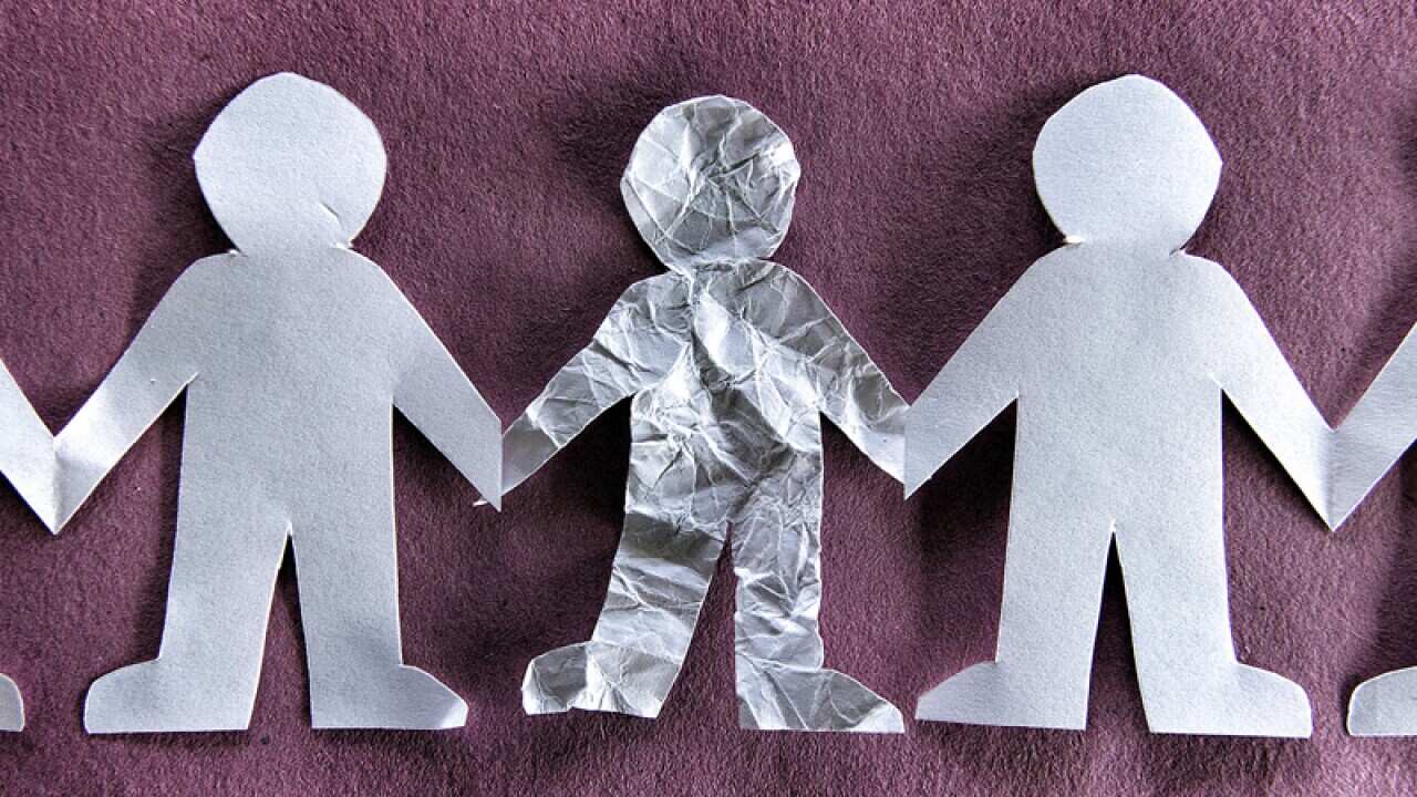 Child abuse stock image