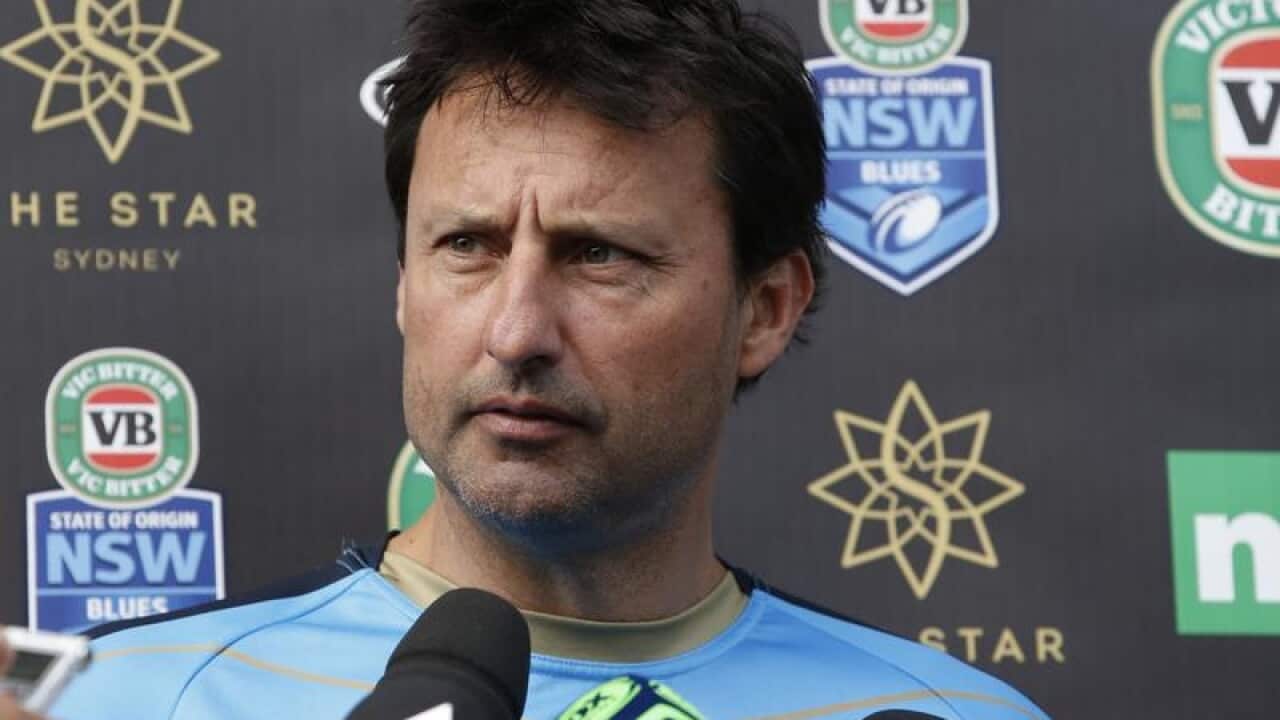 Blues coach Laurie Daley