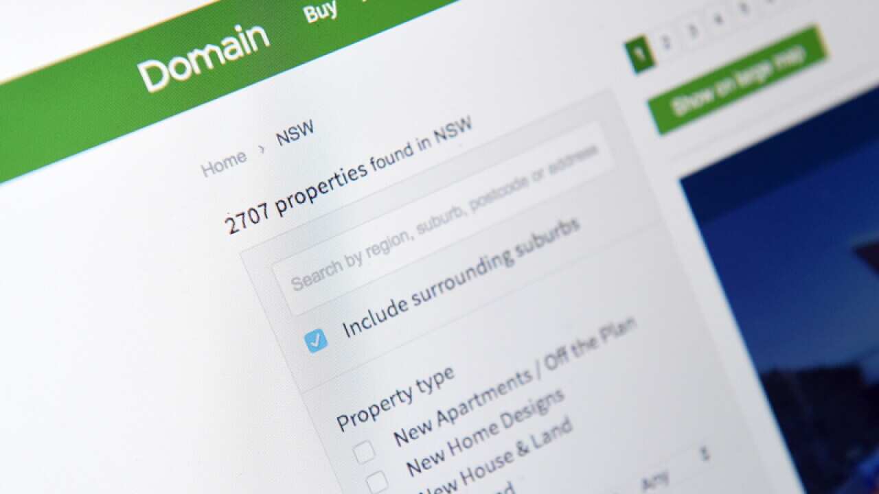 Domain real estate webpage