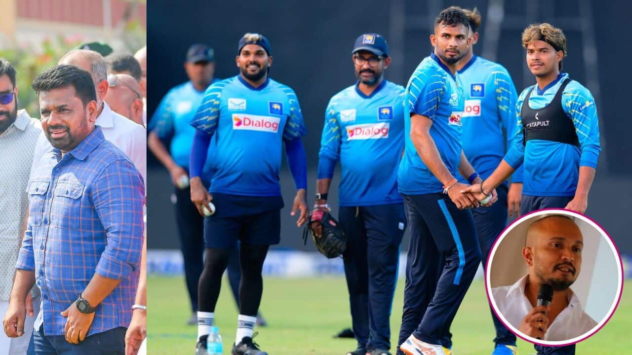 SBS Sinhala Anura Kumara Dissanayake Sri Lanka Cricket Rangana Seneviratne.jpg